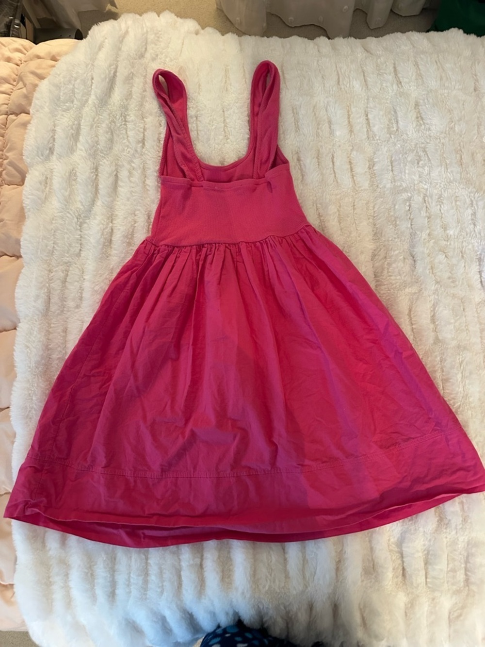 Zara Chalk Pink Sleeveless A-line Mini Dress Size S - Picture 6 of 7